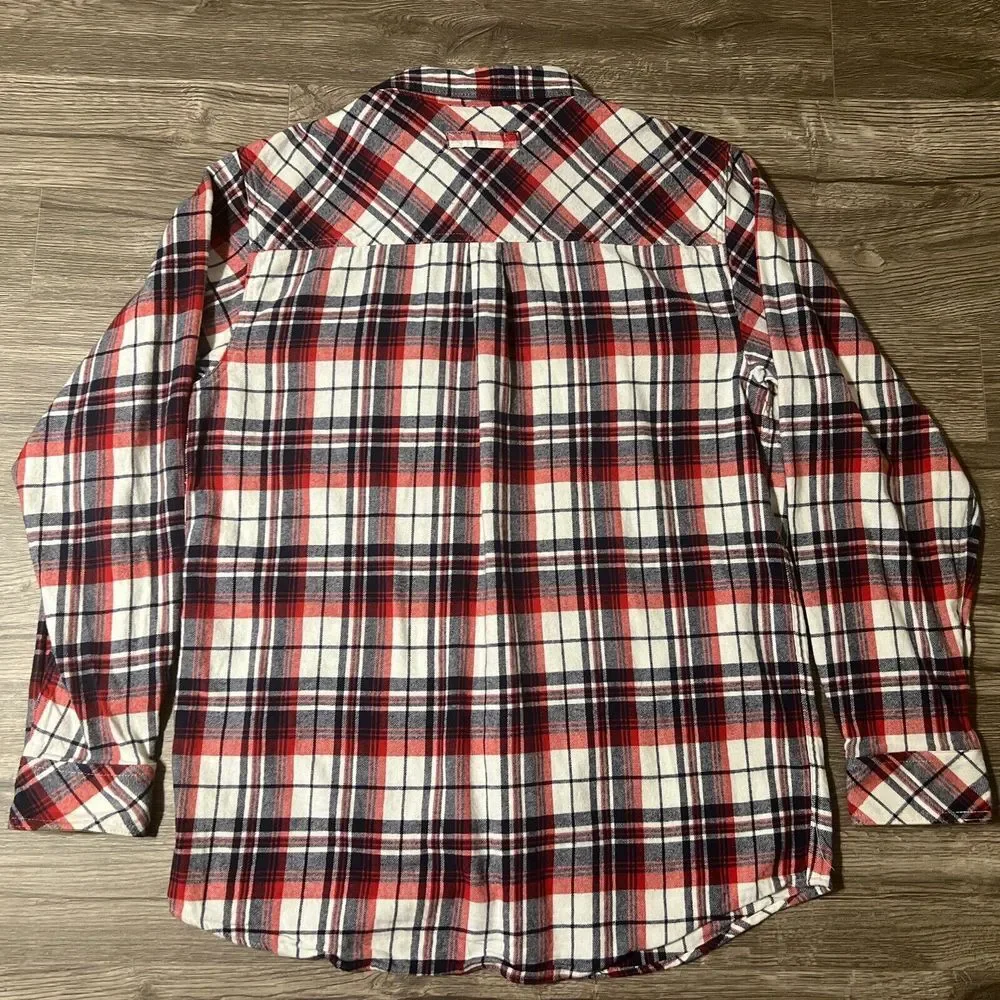 Legendary Whitetails Red/White/Blue Plaid Flannel, Men's Large‎ Tall